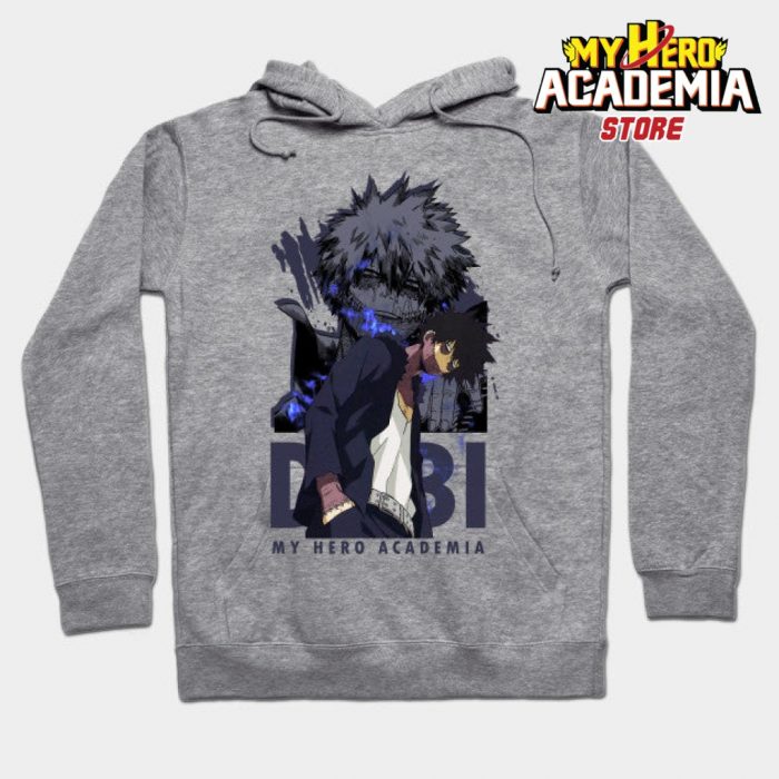 Dabi Mha Hoodie Gray / S