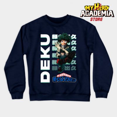 Deku Sweatshirt Navy Blue / S