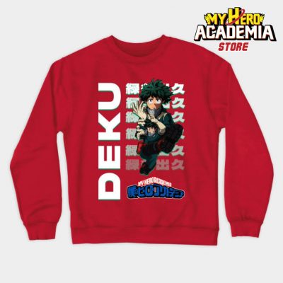 Deku Sweatshirt Red / S