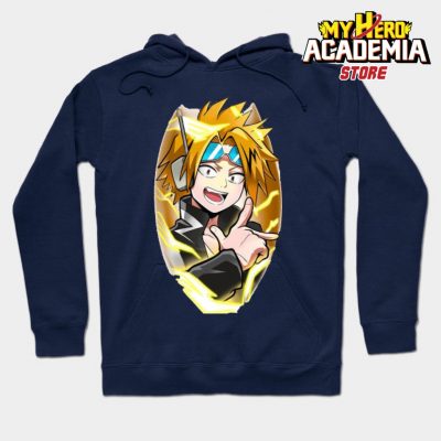 Denki Kaminari Hoodie Navy Blue / S