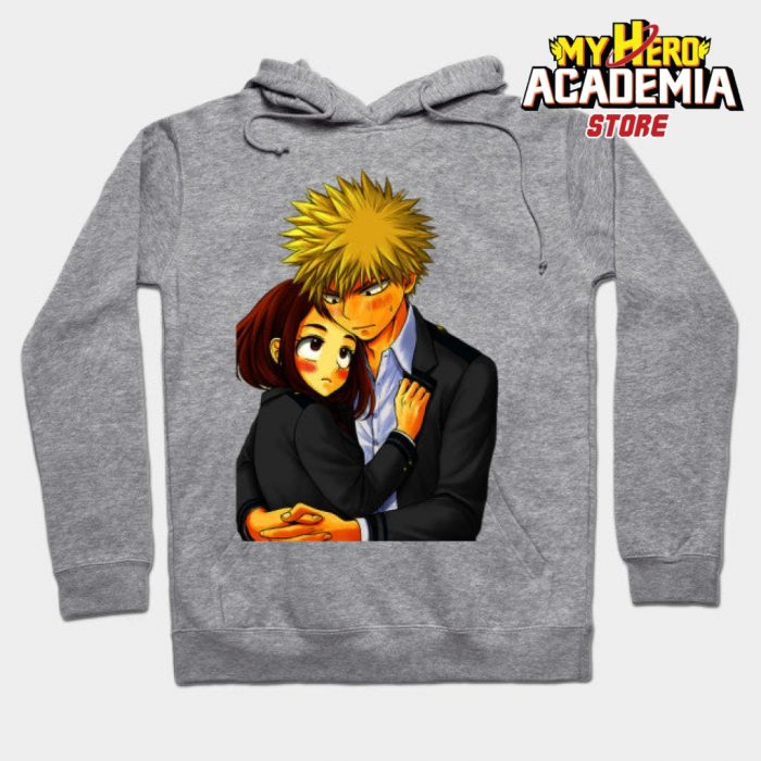 Kacchako Cuddles Hoodie Gray / S