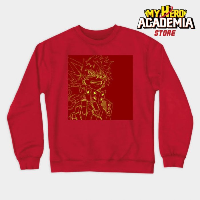 Katsuki Bakugou Artsy Sweatshirt Red / S