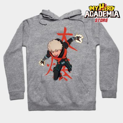 Katsuki Bakugou Hoodie Gray / S