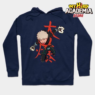 Katsuki Bakugou Hoodie Navy Blue / S