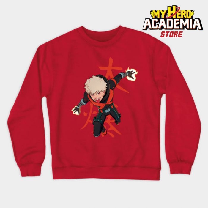 Katsuki Bakugou Sweatshirt Red / S