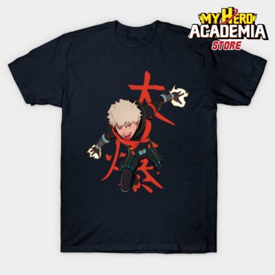 Katsuki Bakugou T-Shirt Navy Blue / S