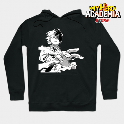 Shoto Todoroki Hoodie Black / S