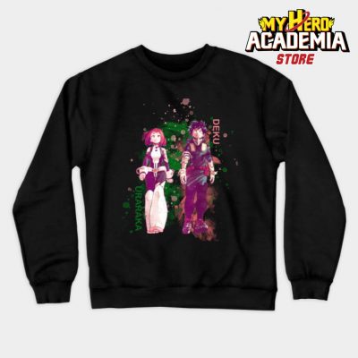 Uraraka X Deku Sweatshirt Black / S