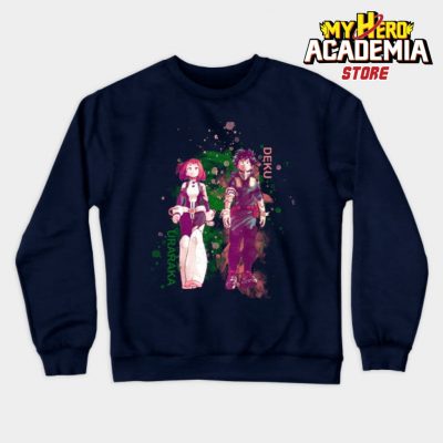 Uraraka X Deku Sweatshirt Navy Blue / S