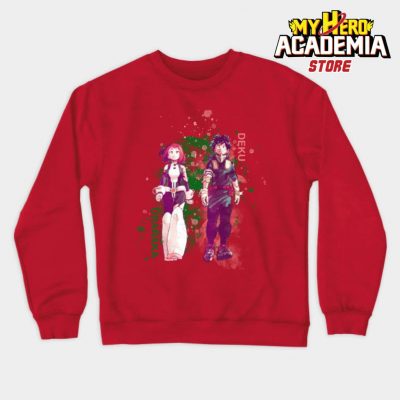 Uraraka X Deku Sweatshirt Red / S