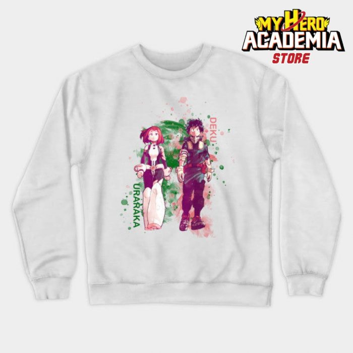 Uraraka X Deku Sweatshirt White / S