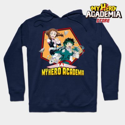 Uravity & Deku Hoodie Navy Blue / S