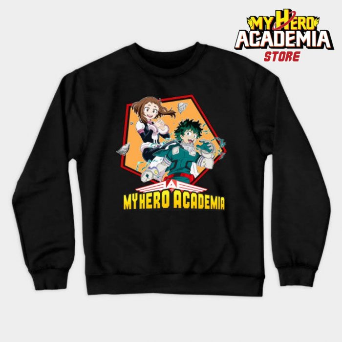 Uravity & Deku Sweatshirt Black / S