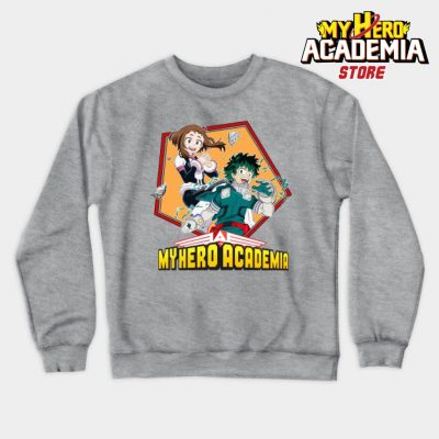 Uravity & Deku Sweatshirt Gray / S