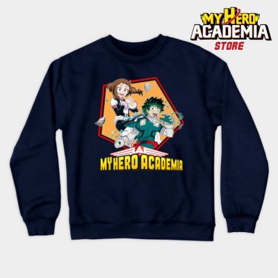 Uravity & Deku Sweatshirt Navy Blue / S