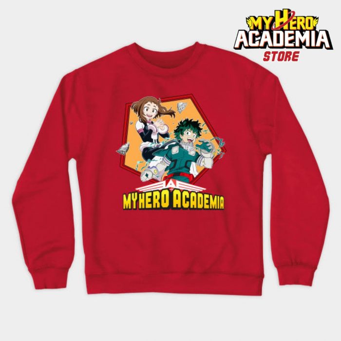 Uravity & Deku Sweatshirt Red / S