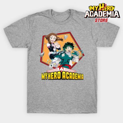 Uravity & Deku T-Shirt Gray / S