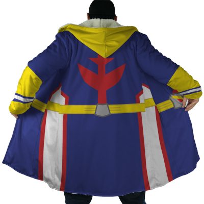 All Might My Hero Academia AOP Hooded Cloak Coat NO HOOD Mockup - My Hero Academia Store