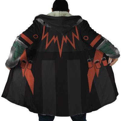 Katsuki Bakugo My Hero Academia AOP Hooded Cloak Coat NO HOOD Mockup - My Hero Academia Store