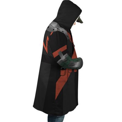 Katsuki Bakugo My Hero Academia AOP Hooded Cloak Coat RIGHT Mockup - My Hero Academia Store