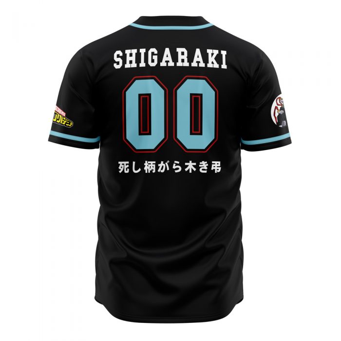 Paranormal Liberation Shigaraki MHA AOP Baseball Jersey AOP Baseball Jersey BACK Mockup - My Hero Academia Store