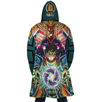 deku Hooded Cloak Coat back 1 - My Hero Academia Store