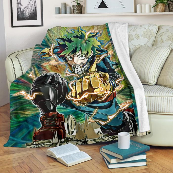 raging deku blanket 638697 - My Hero Academia Store